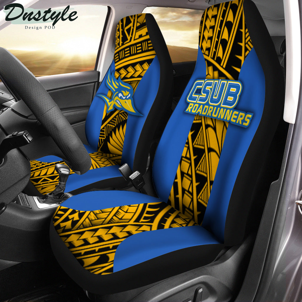 Cal State Bakersfield Roadrunners Polynesian Car Seat Cover