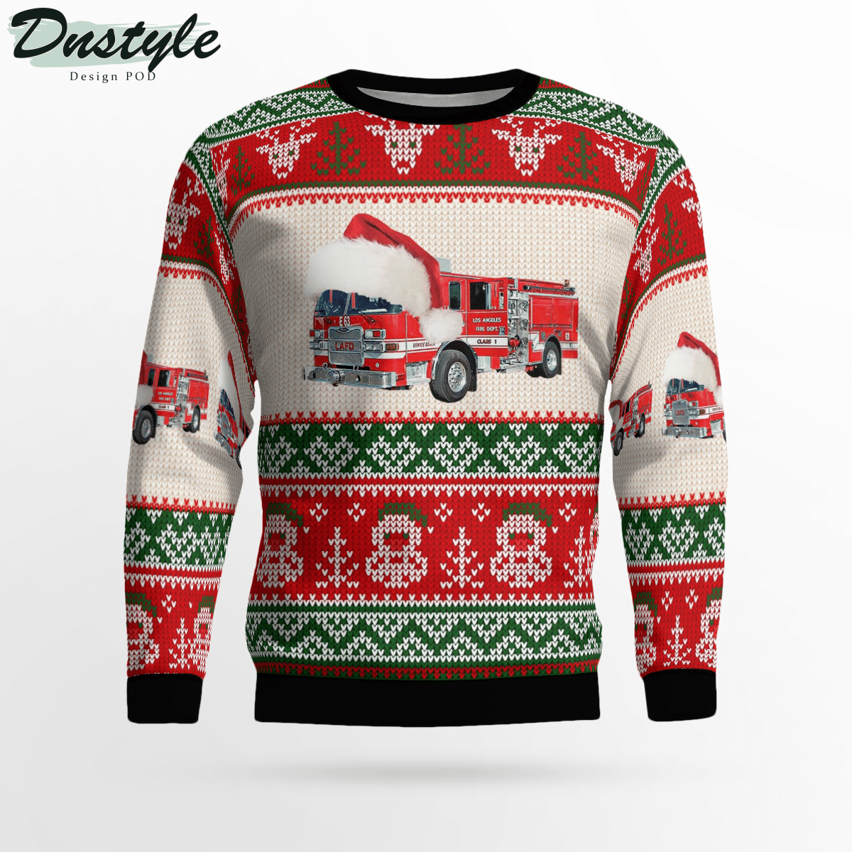 Los Angeles Fire Department Ugly Christmas Sweater