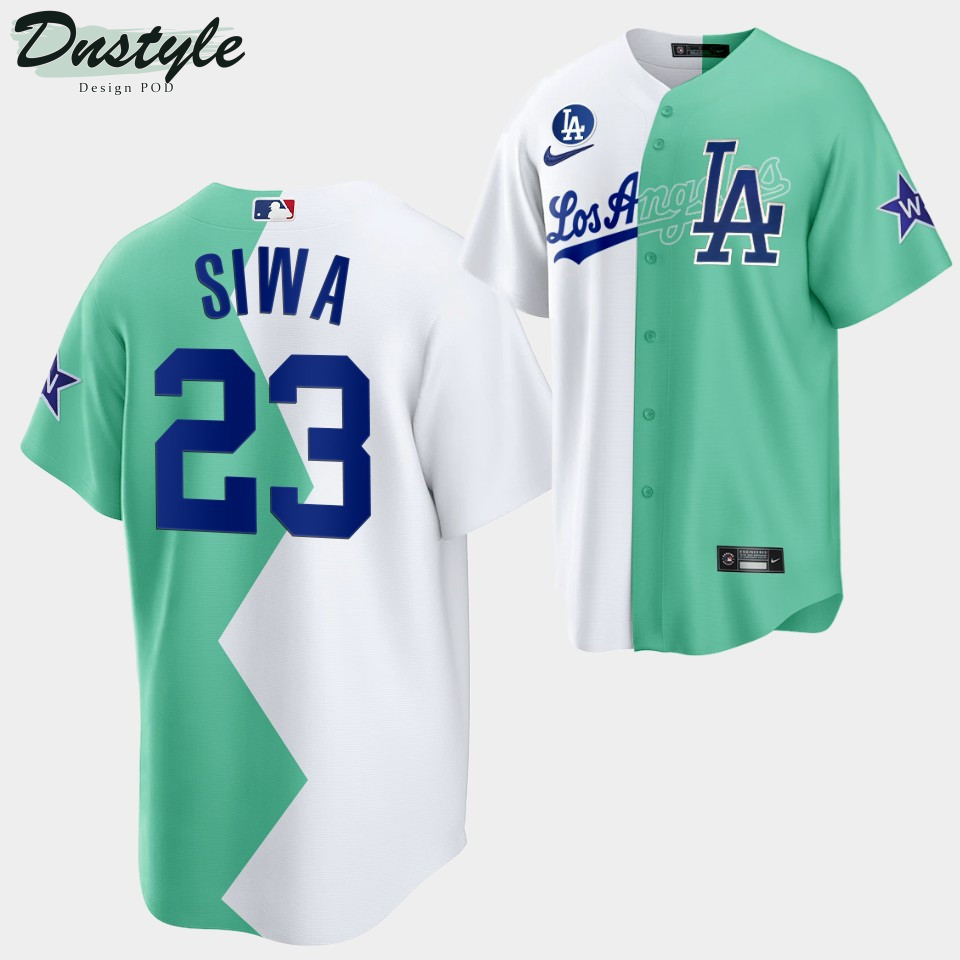 Los Angeles Dodgers JoJo Siwa 2022 All-Star Celebrity Softball Game #23 White Green Jersey