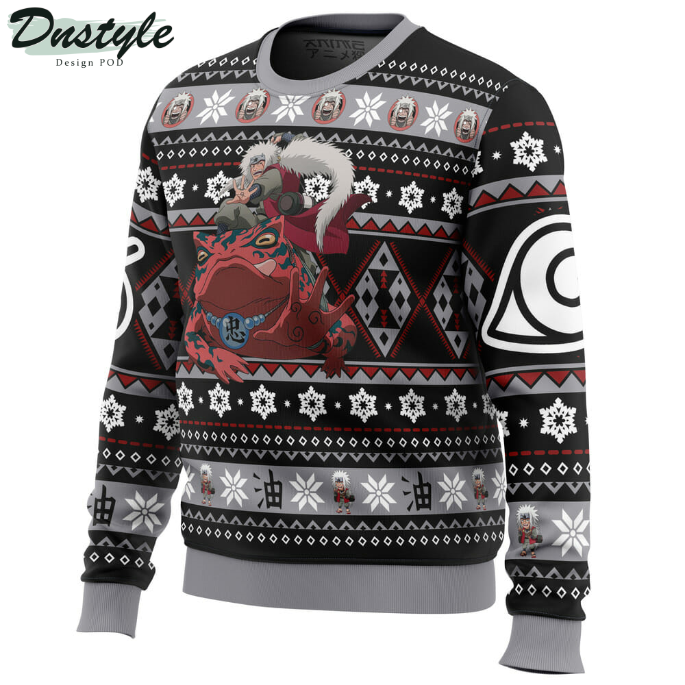 Christmas Jiraiya Naruto Ugly Christmas Sweater