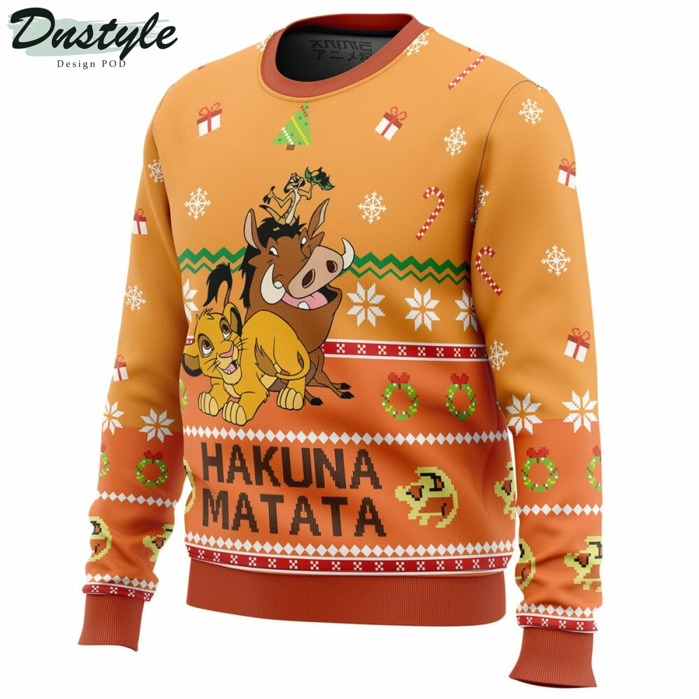 Hakuna Matata Ugly Christmas Sweater