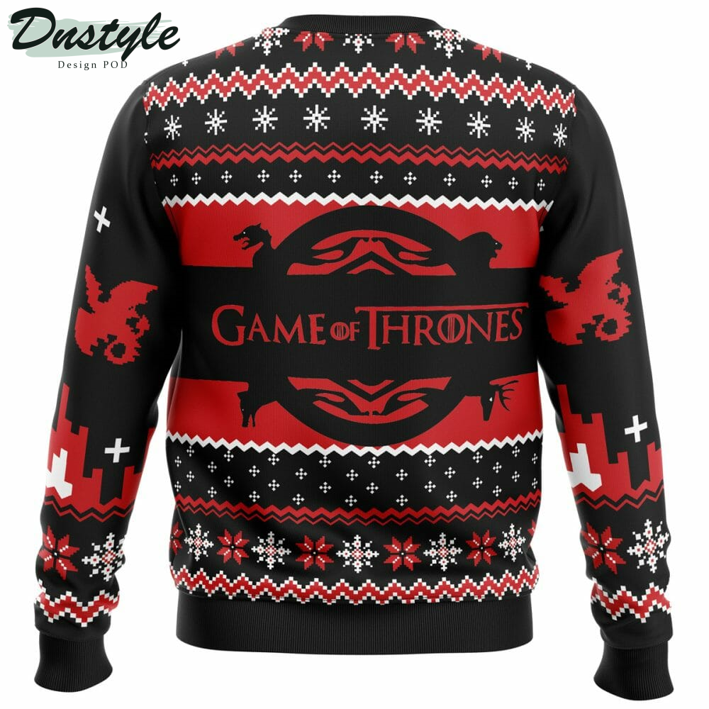 Game of Thrones House Targaryen Ugly Christmas Sweater