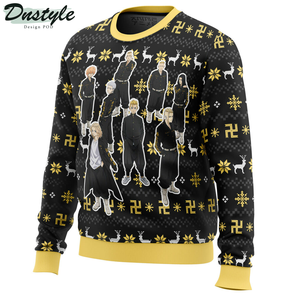 The Buddhist Symbol Tokyo Revengers Ugly Christmas Sweater