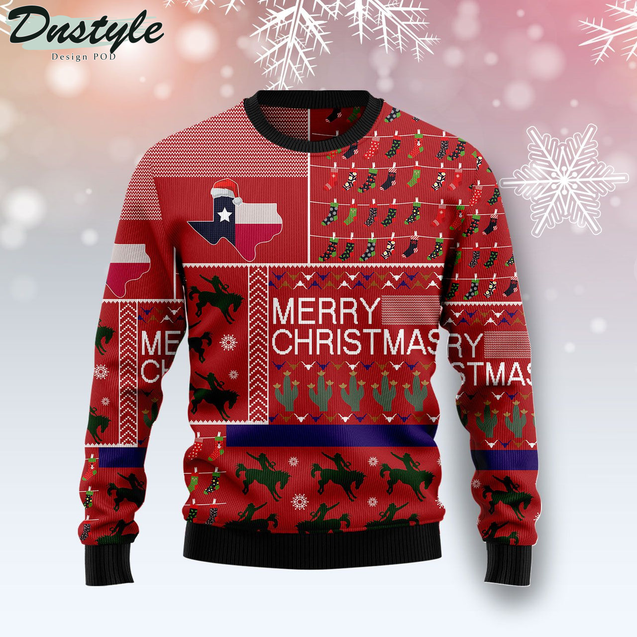 Texas Merry Christmas Ugly Christmas Sweater
