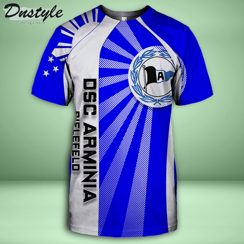 DSC Arminia Bielefeld Allover bedrucktes Hoodie-T-Shirt