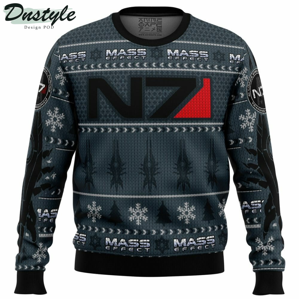 Mass Effect N7 Ugly Christmas Sweater