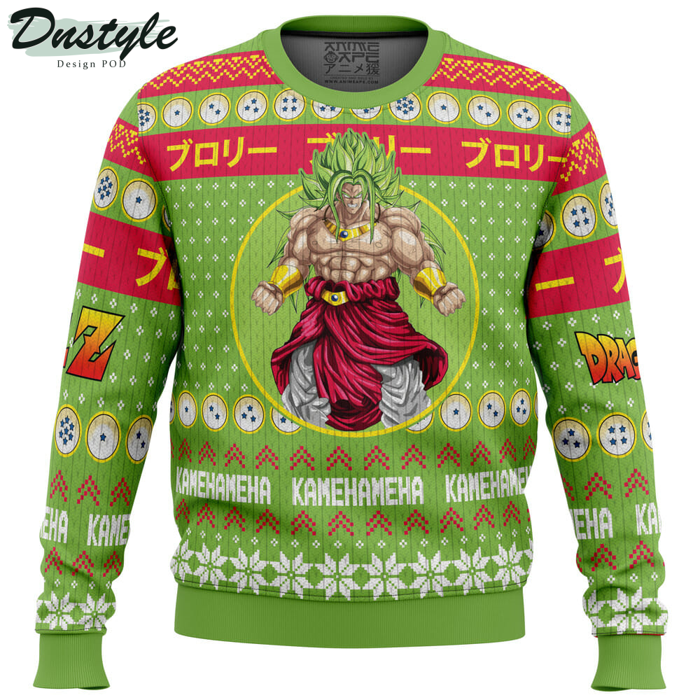 Christmas Broly Dragon Ball Z Ugly Christmas Sweater