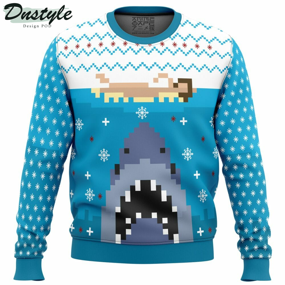 Jaws Ugly Christmas Sweater