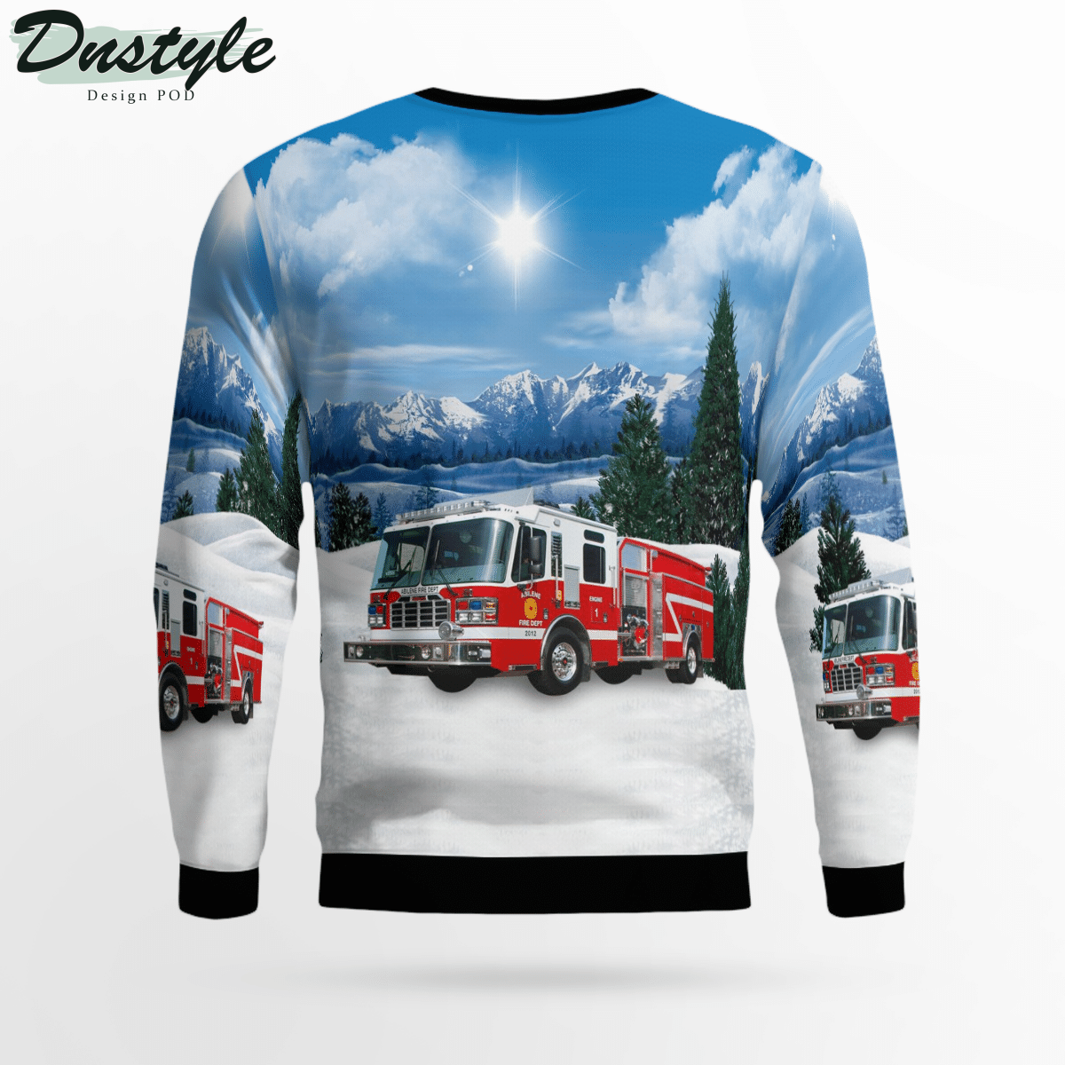 Texas Abilene Fire Department Ugly Christmas Sweater
