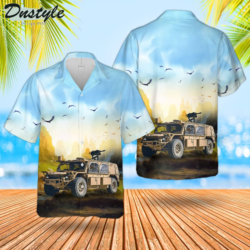 US Army RG-31 Mine Protected Armored Personnel Carrier (MPAPC) Hawaiian Shirt