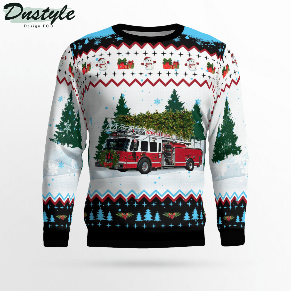 North Penn Volunteer Fire Company Ugly Christmas Sweater