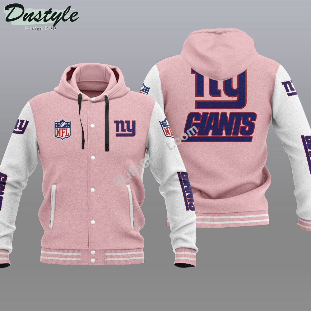 New York Giants Hooded Varsity Jacket