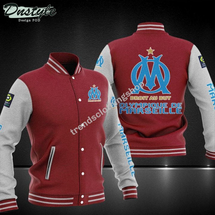 Olympique de Marseille Baseball Jacket