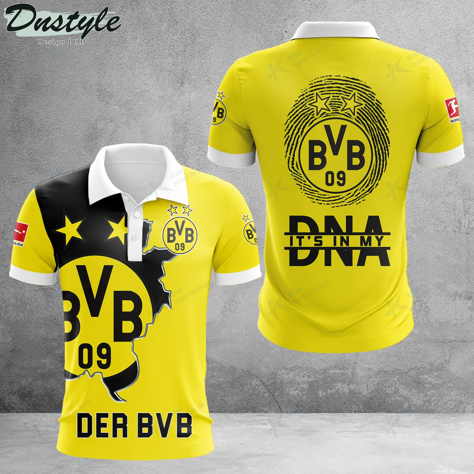 Borussia Dortmund it's in my DNA polo shirt