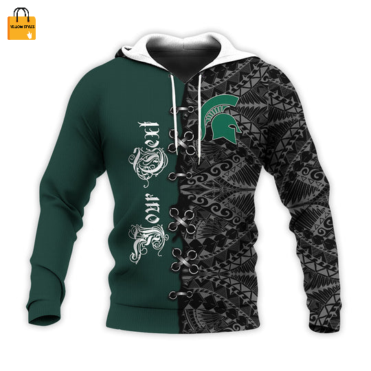 Michigan State Spartans 3d Hoodie