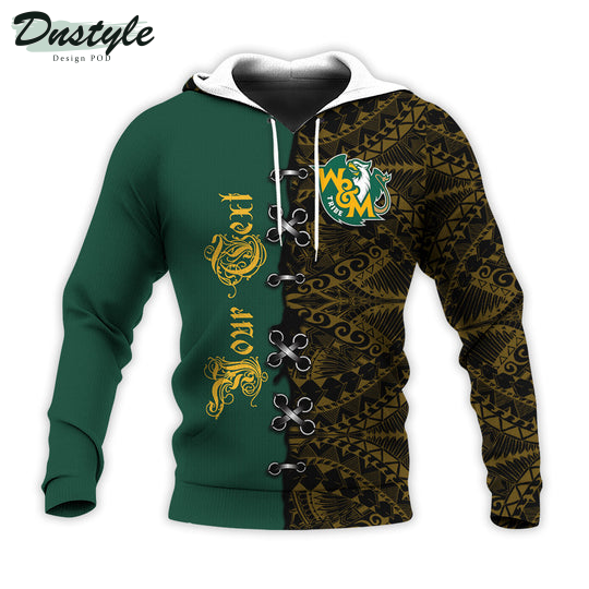 William and Mary Tribe 3d Hoodie