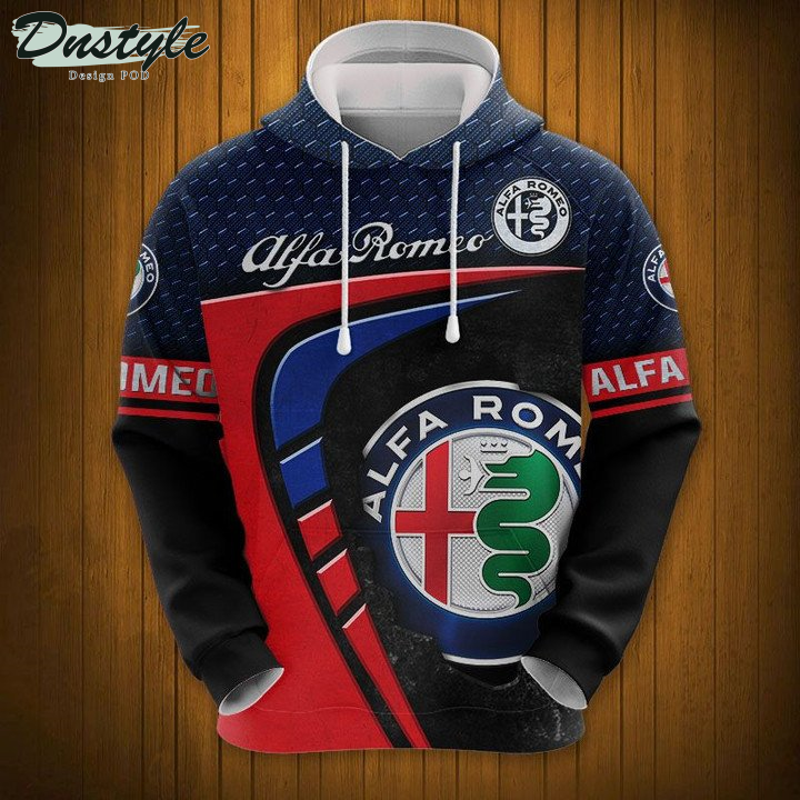 Alfa Romeo all over print 3d hoodie t-shirt