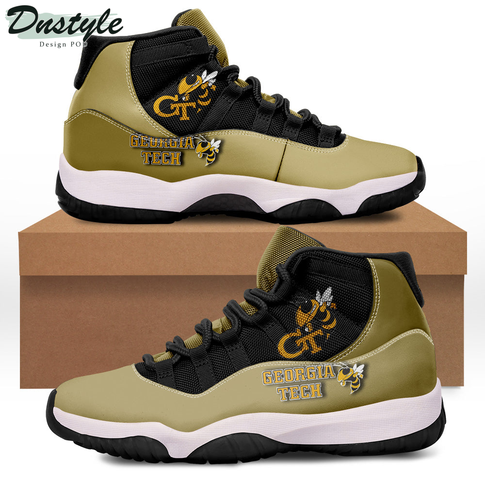 Georgia Tech Yellow Jackets Air Jordan 11 Shoes Sneaker