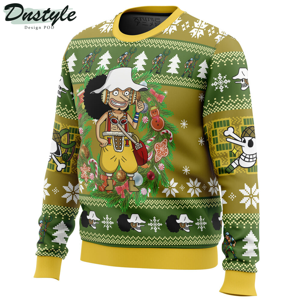 Christmas Usopp One Piece Ugly Christmas Sweater