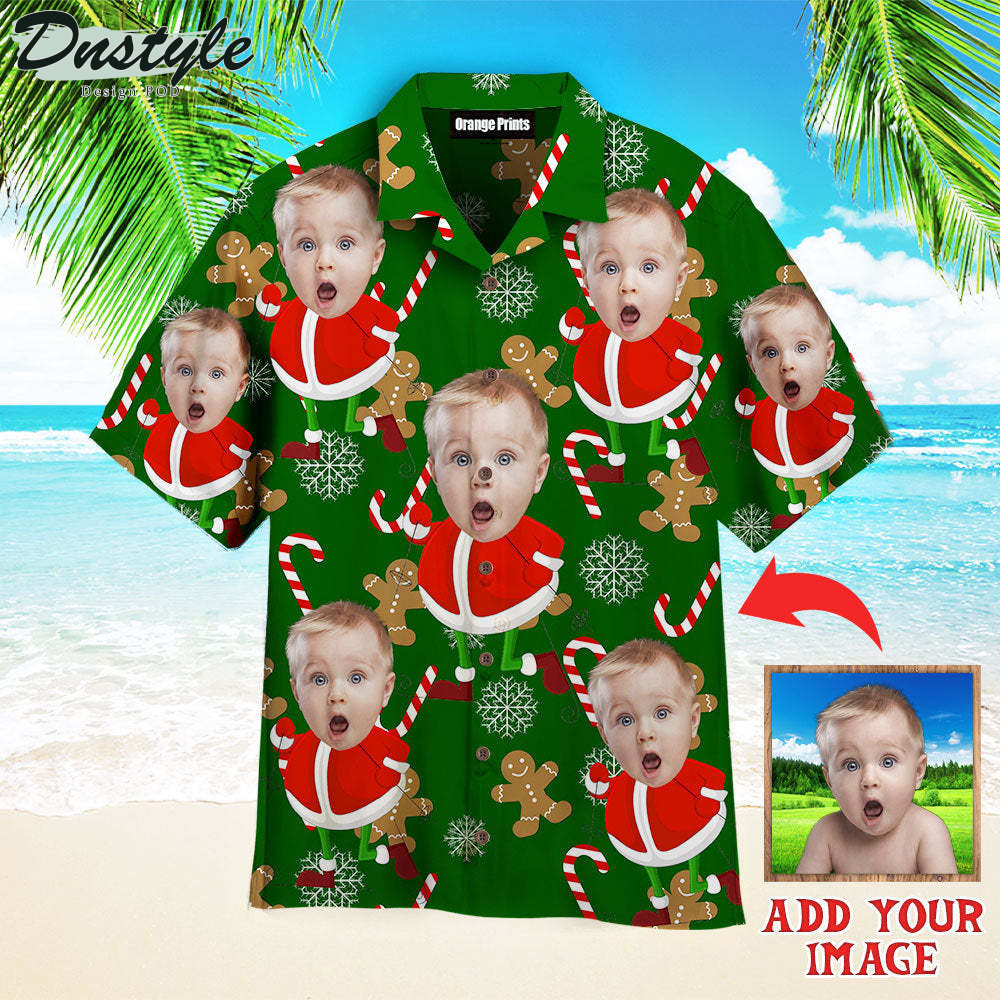 Funny Face Santa Merry Christmas Hawaiian Shirt
