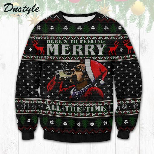 Seinfield Here's To Feeling Merry All The Time Ugly Sweater