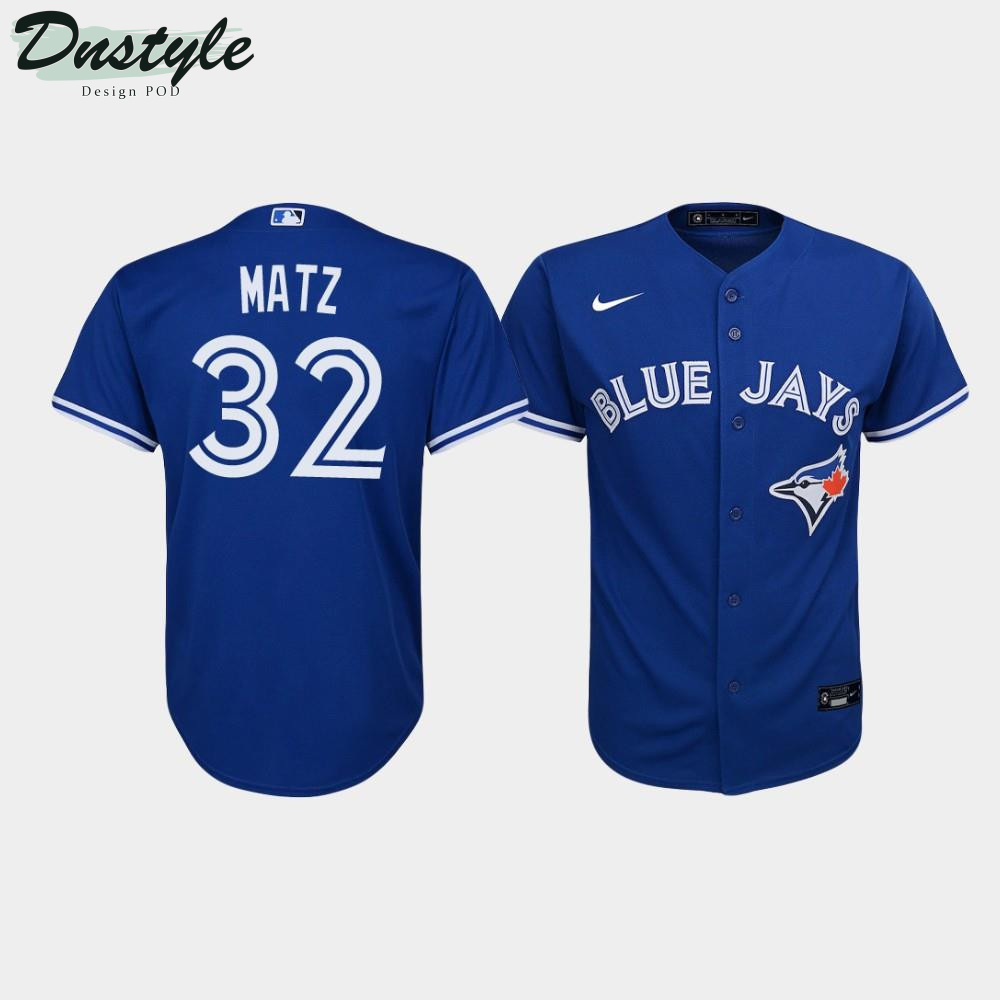 Youth Toronto Blue Jays Steven Matz #32 Royal Alternate Jersey MLB Jersey