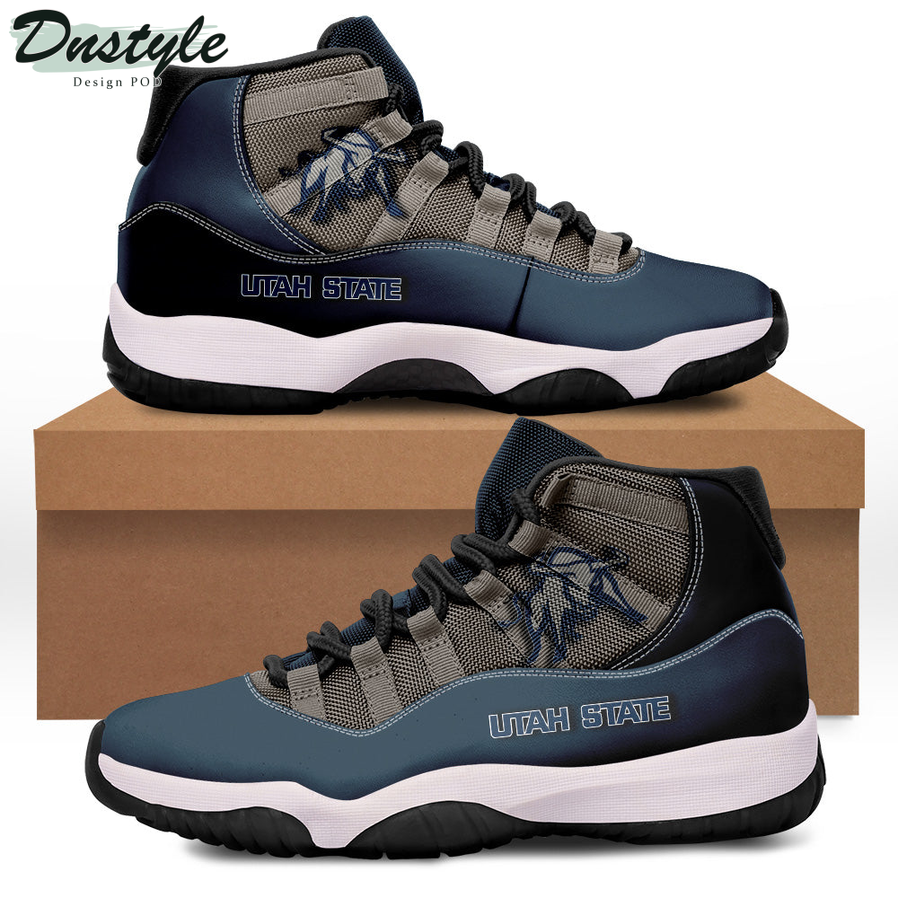 Utah State Aggies Air Jordan 11 Shoes Sneaker