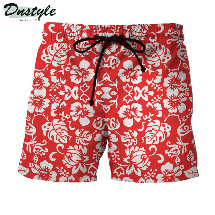 Ricardo Diaz Outfit Red Hawaiian Shirt And Short