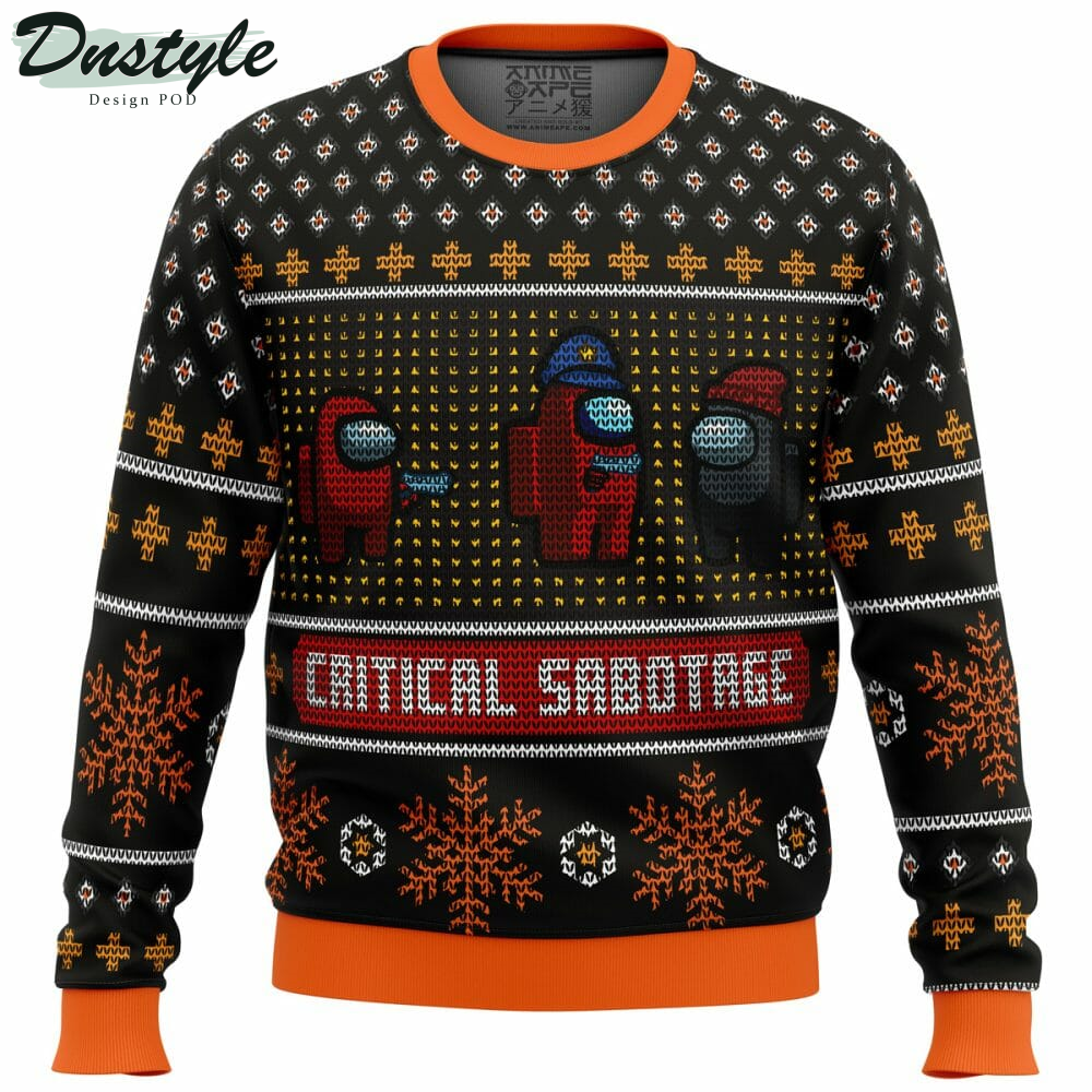 Critical Sabotage Among Us Ugly Christmas Sweater