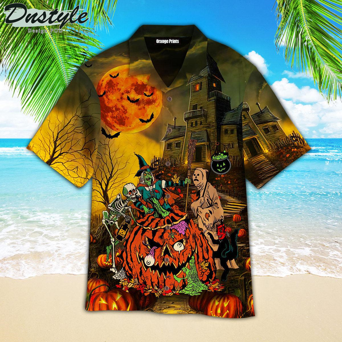 Screaming Pumpkin Halloween 2022 Hawaiian Shirt