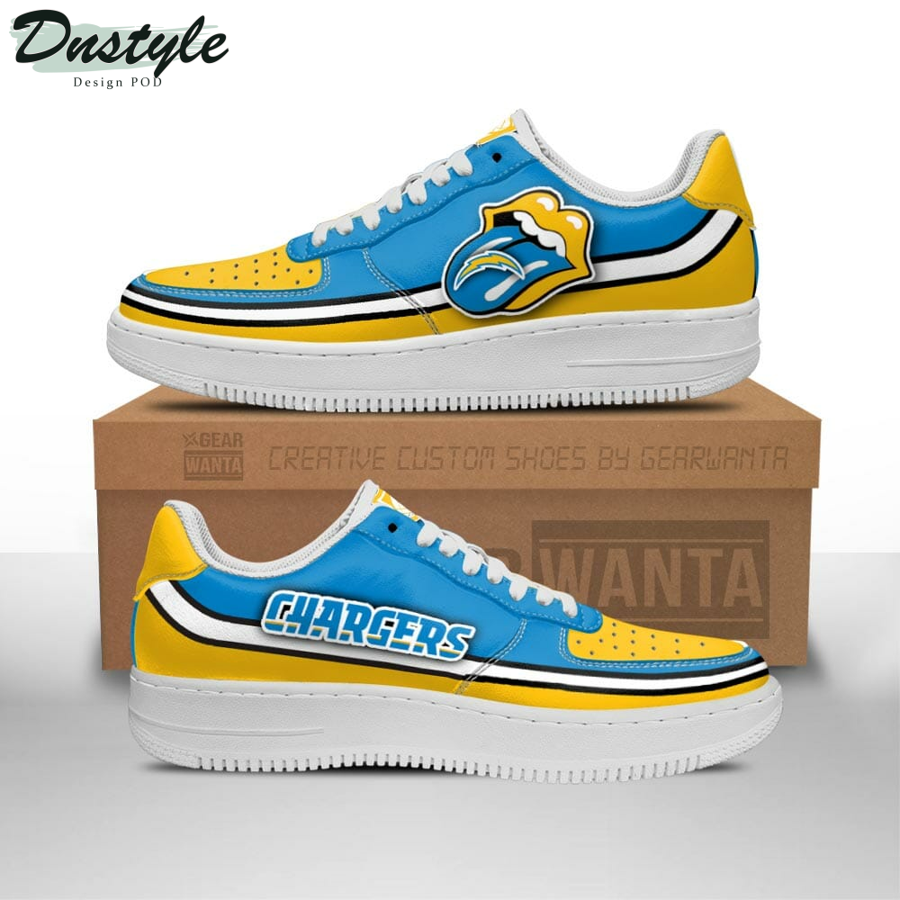 Los Angeles Chargers Air Sneakers Air Force 1 Shoes Sneakers