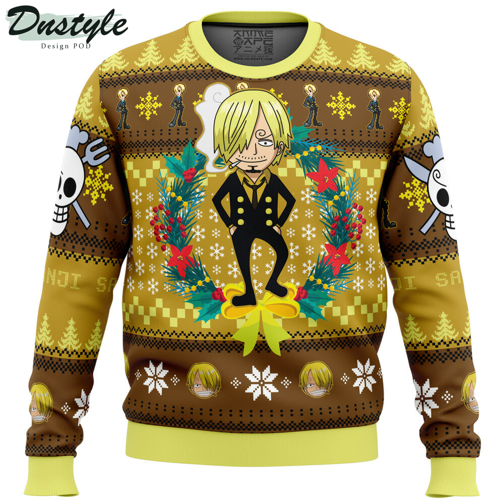 Christmas Sakonji Urokodaki Demon Slayer Ugly Christmas Sweater