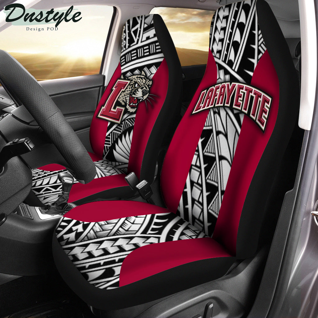 Lafayette Leopards Polynesian Car Seat Cover