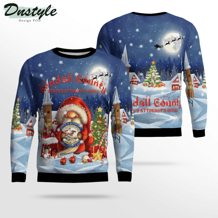 Kendall County State's Attorney's Office Ugly Merry Christmas Sweater