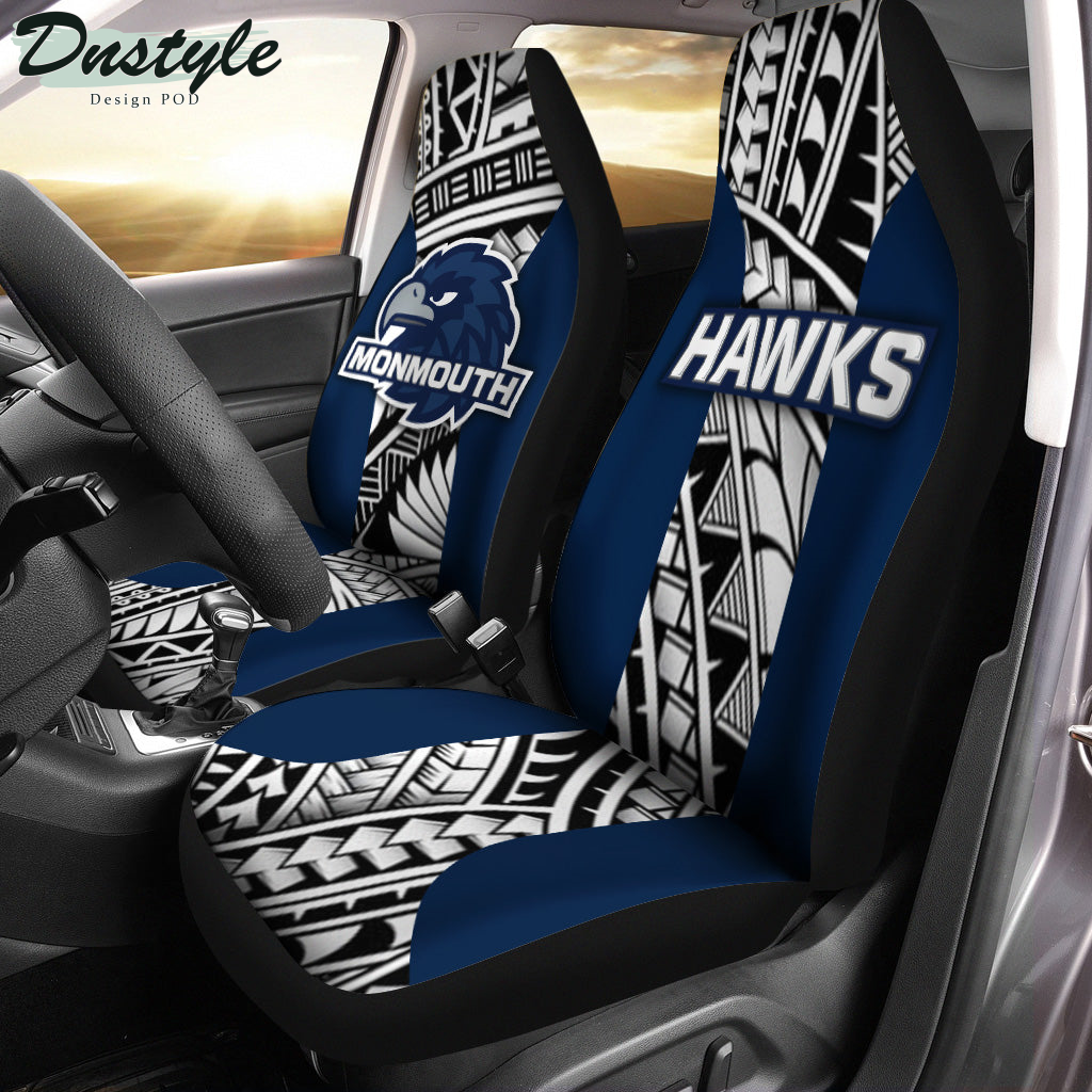 Monmouth Hawks Polynesian Car Seat Cover