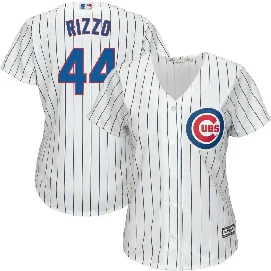 Anthony Rizzo Chicago Cubs Majestic Women's Cool Base Player MLB Jersey - White