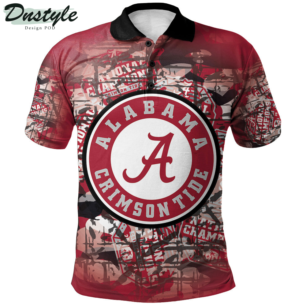Alabama Crimson Tide Personalized Polo Shirt
