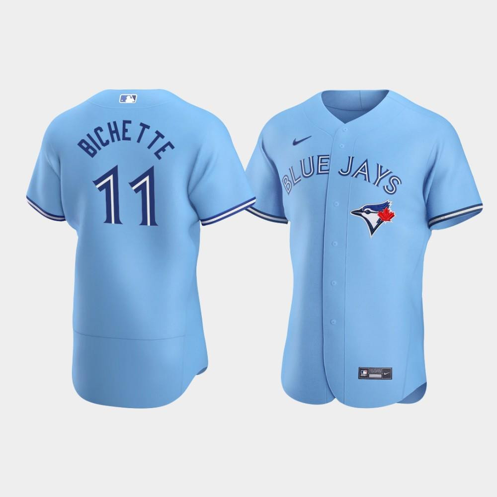 Men's Toronto Blue Jays #11 Bo Bichette Blue Alternate Jersey MLB Jersey