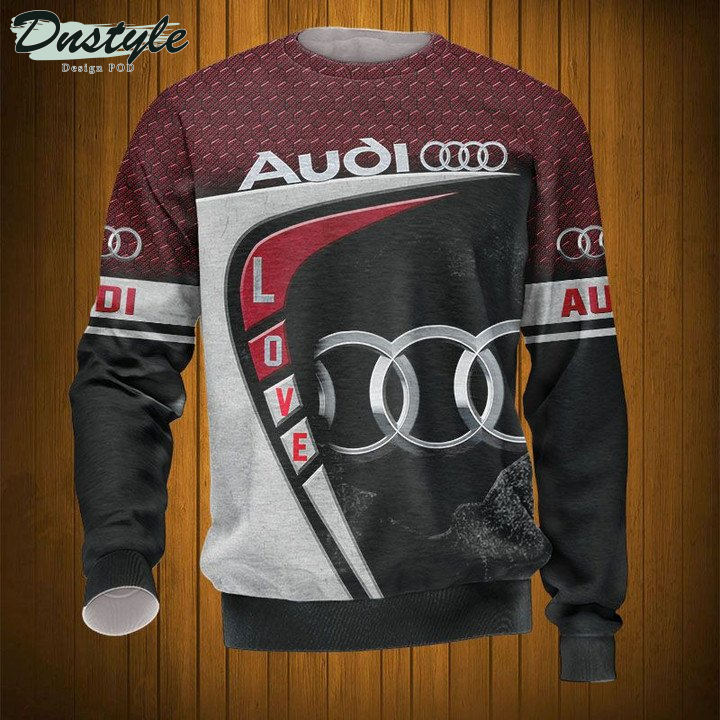 Audi Love all over print 3d hoodie t-shirt