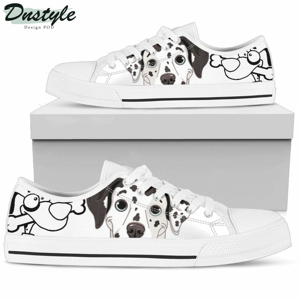 Dalmatian Dog Low Top Shoes Sneakers