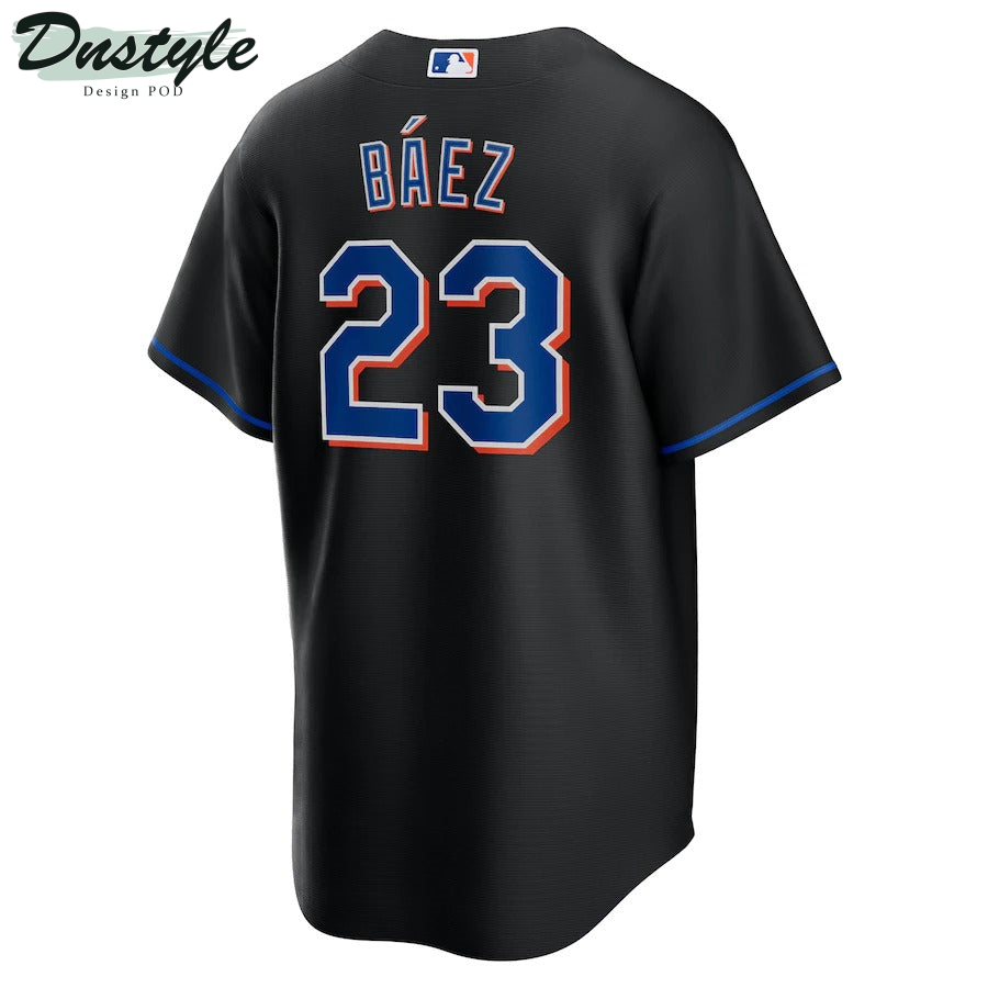 Men's New York Mets Javier BÃ¡ez Nike Black 2022 Alternate Replica Player Jersey