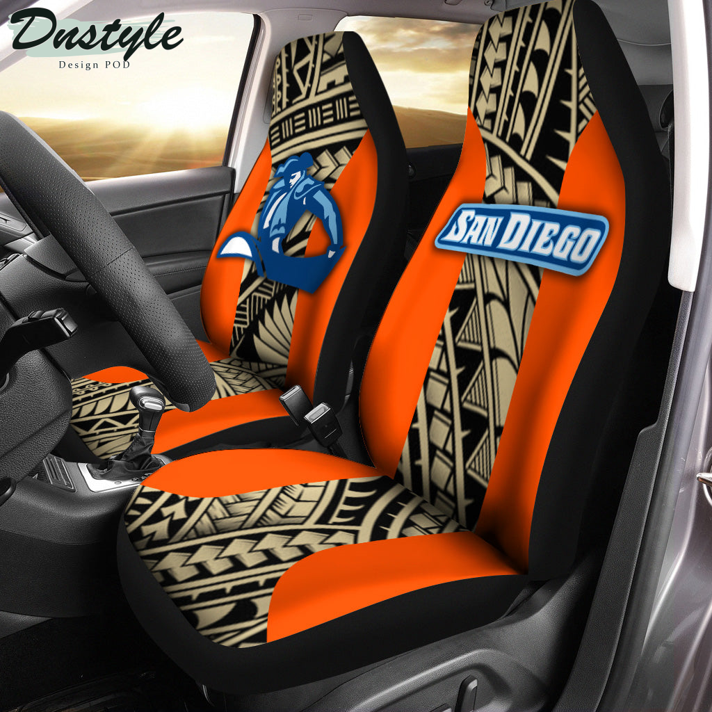 San Diego Toreros Polynesian Car Seat Cover
