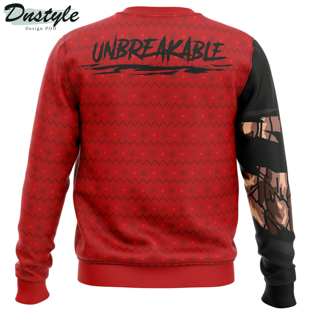 Unbreakable Red Riot My Hero Academia Ugly Christmas Sweater