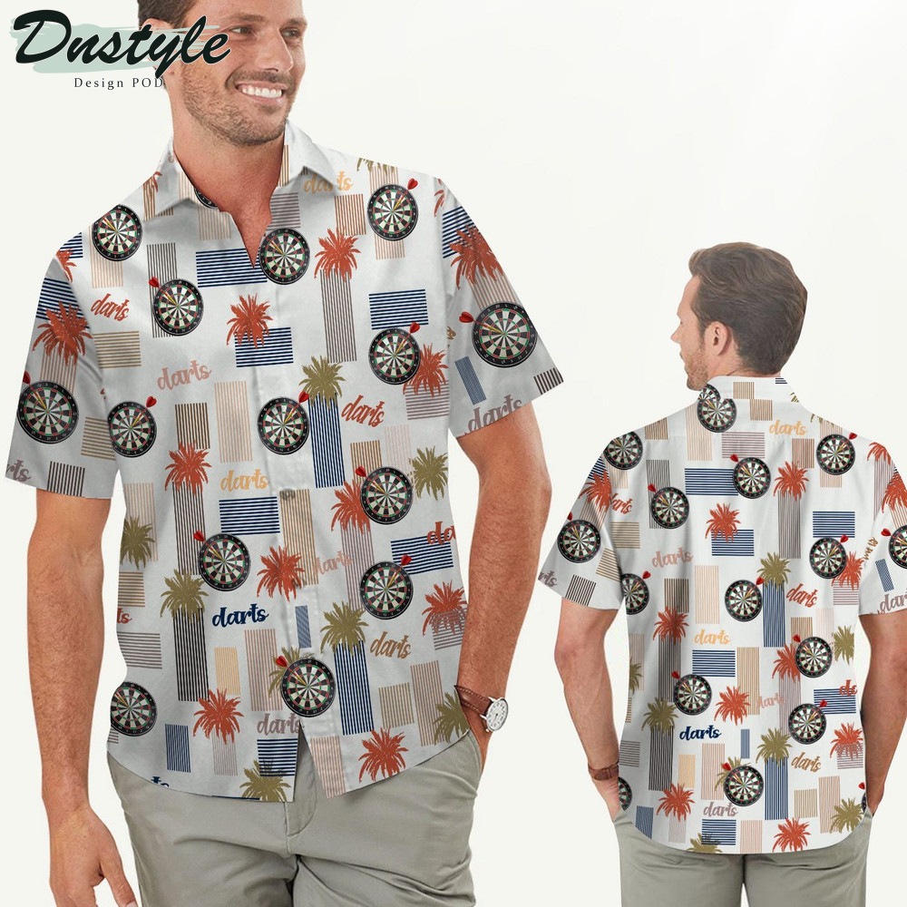 Darts 3D Tropical Sport Lovers In Summer Hawaiian Shirt