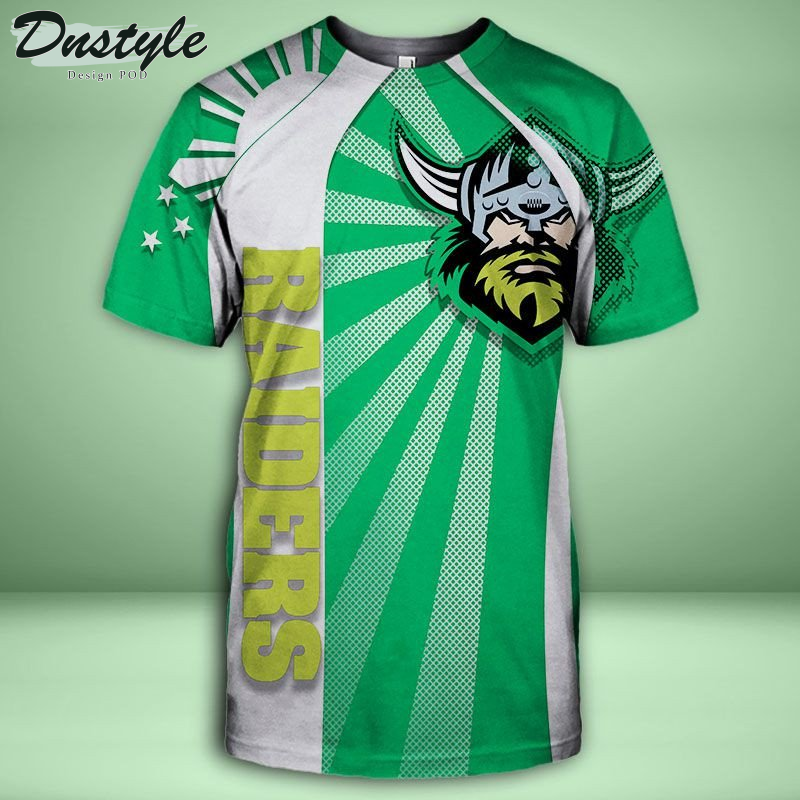 Canberra Raiders all over printed hoodie t-shirt