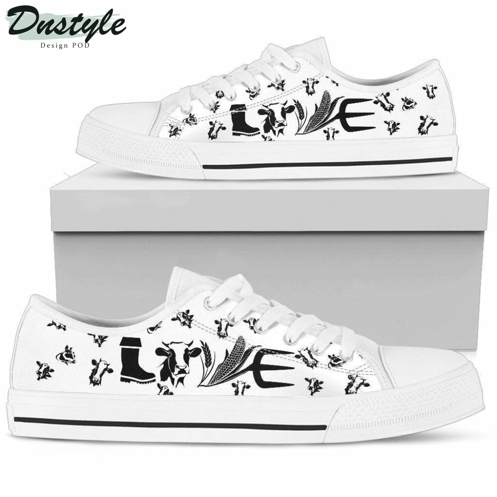 Cow Farmer Low Top Shoes Sneakers