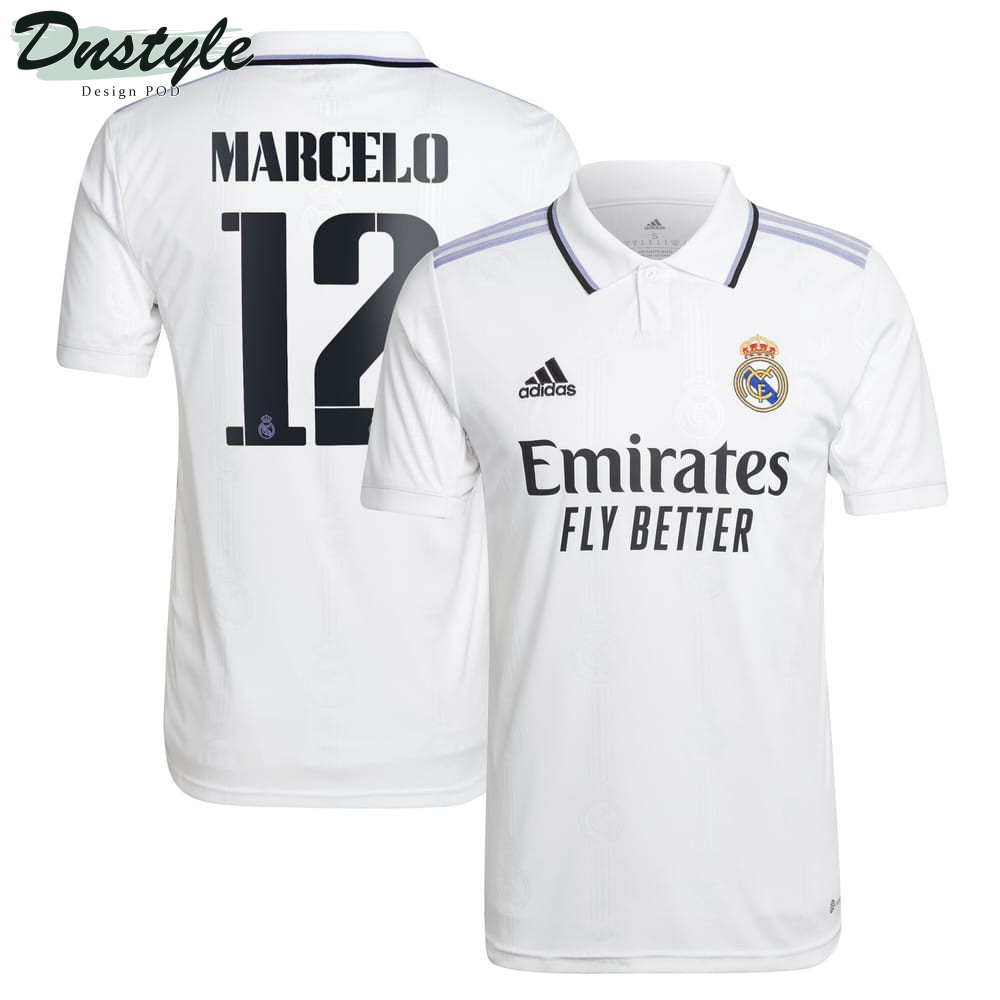 Marcelo #12 Real Madrid Men 2022/23 Home Player Jersey - White