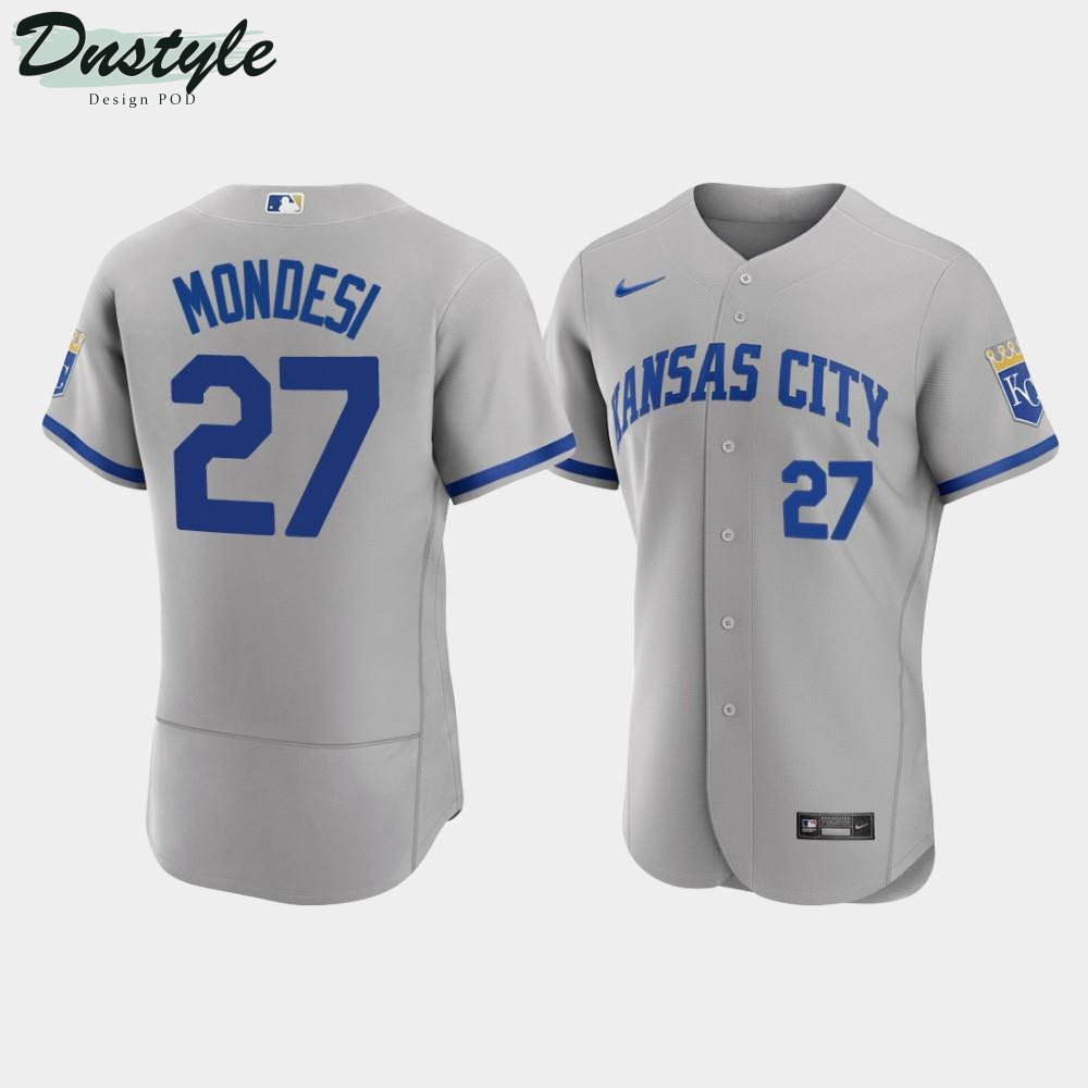 Adalberto Mondesi #27 Kansas City Royals Men's 2022 Road Jersey - Gray MLB Jersey
