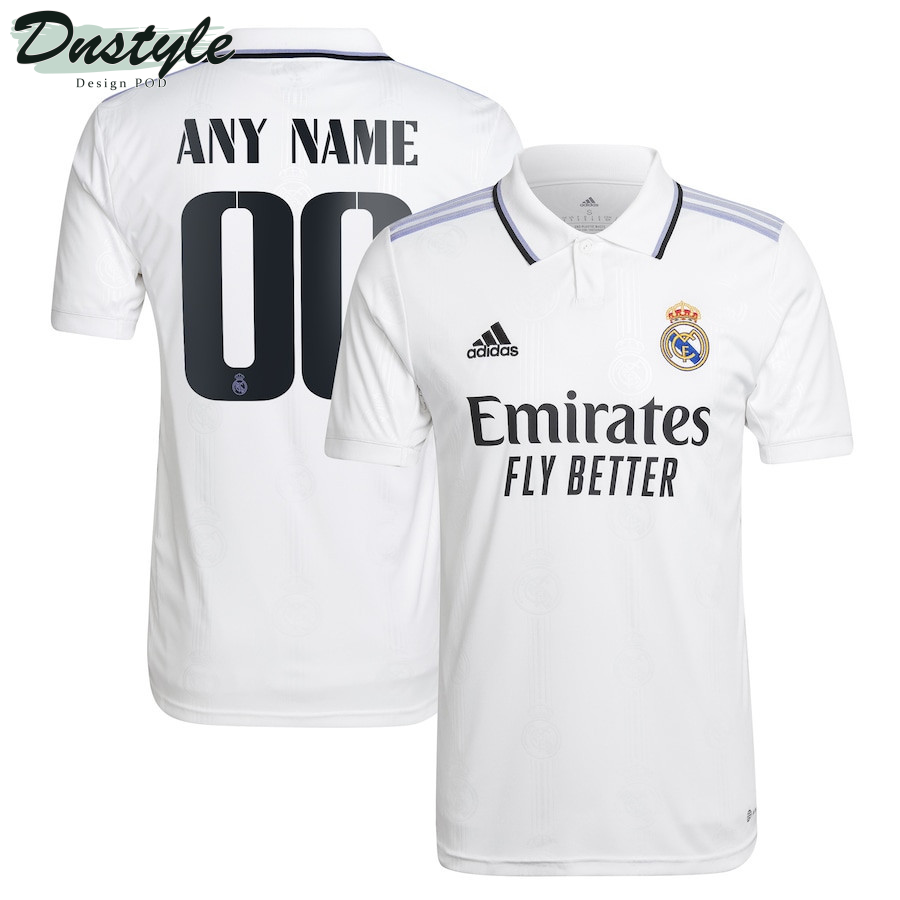 Real Madrid Men 2022/23 Home Player Custom Jersey - White
