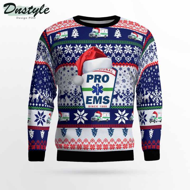 Pro EMS Ugly Merry Christmas Sweater